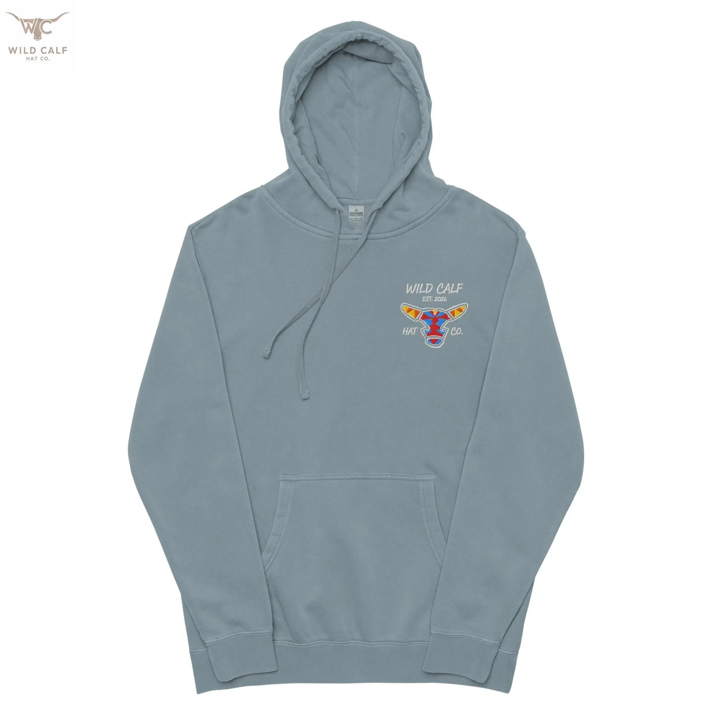 Wild Calf unisex Bull emblem hoodie - Wild Calf Hat Company