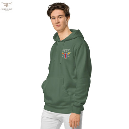 Wild Calf unisex Bull emblem hoodie - Wild Calf Hat Company