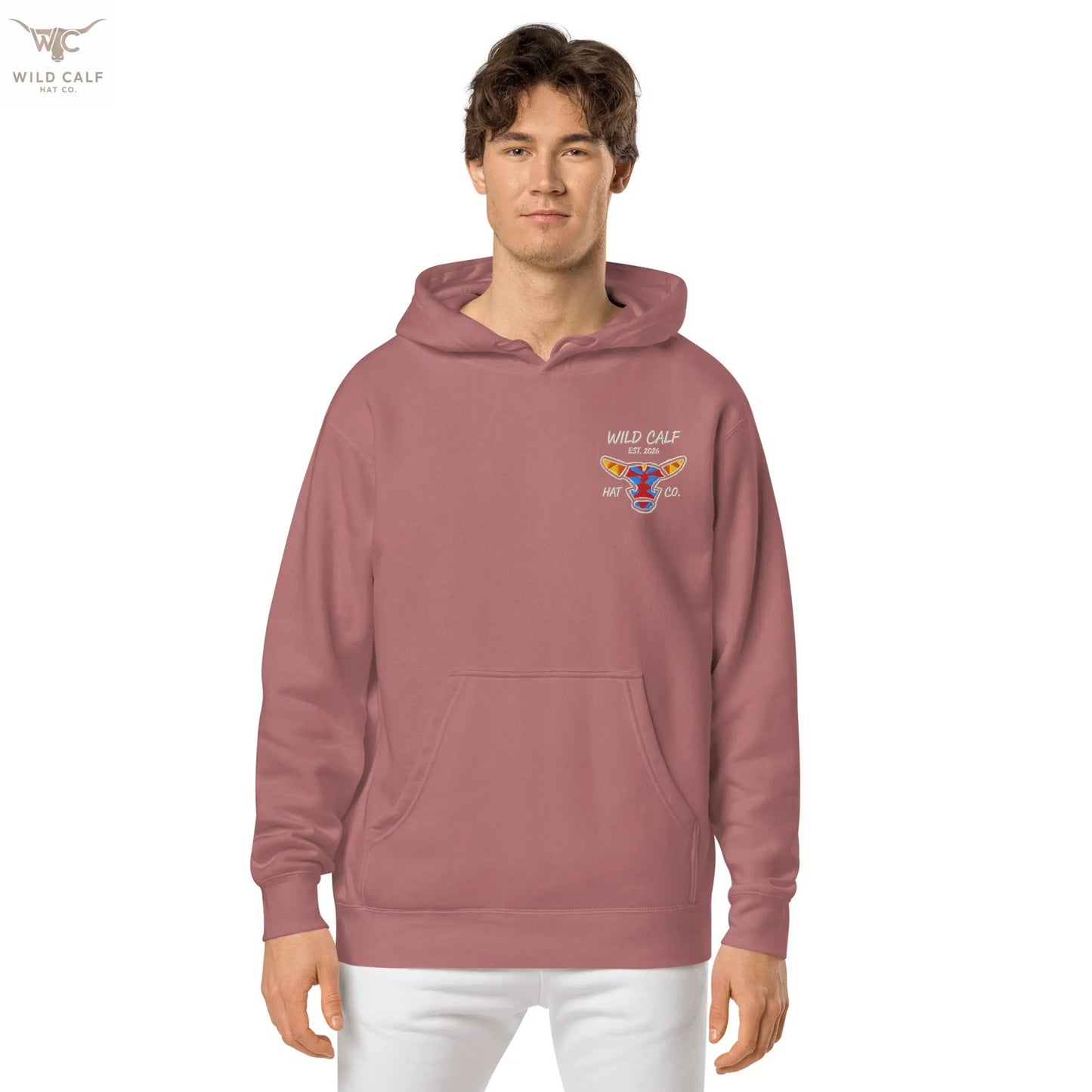 Wild Calf unisex Bull emblem hoodie - Wild Calf Hat Company