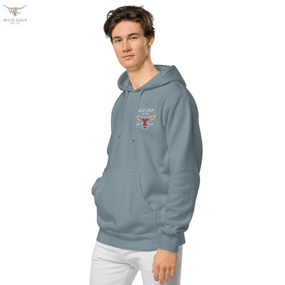 Wild Calf unisex Bull emblem hoodie - Wild Calf Hat Company