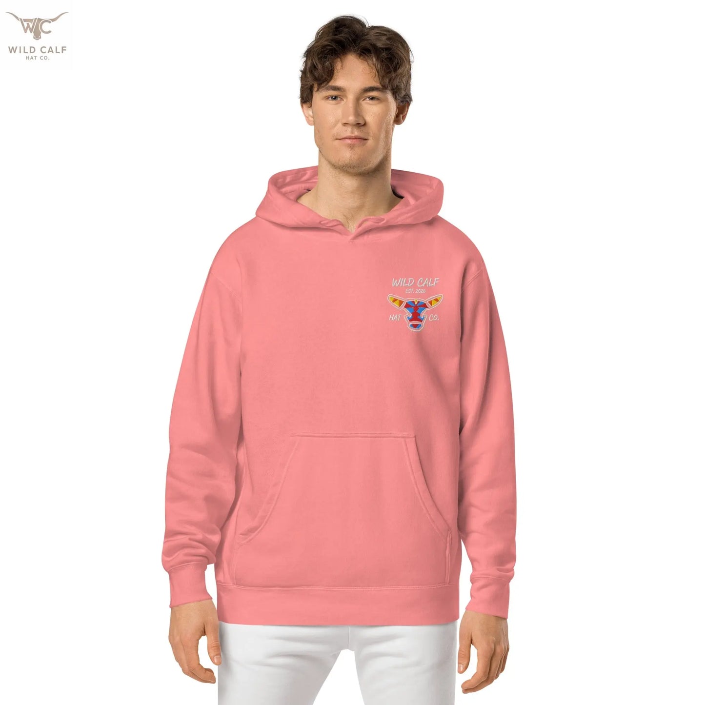 Wild Calf unisex Bull emblem hoodie - Wild Calf Hat Company
