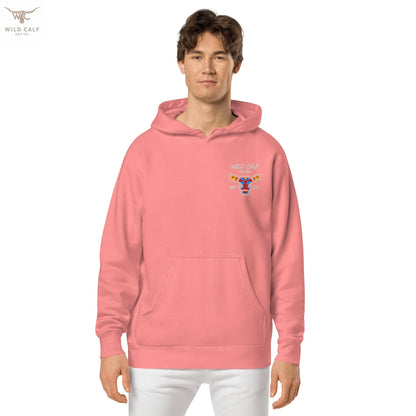 Wild Calf unisex Bull emblem hoodie - Wild Calf Hat Company