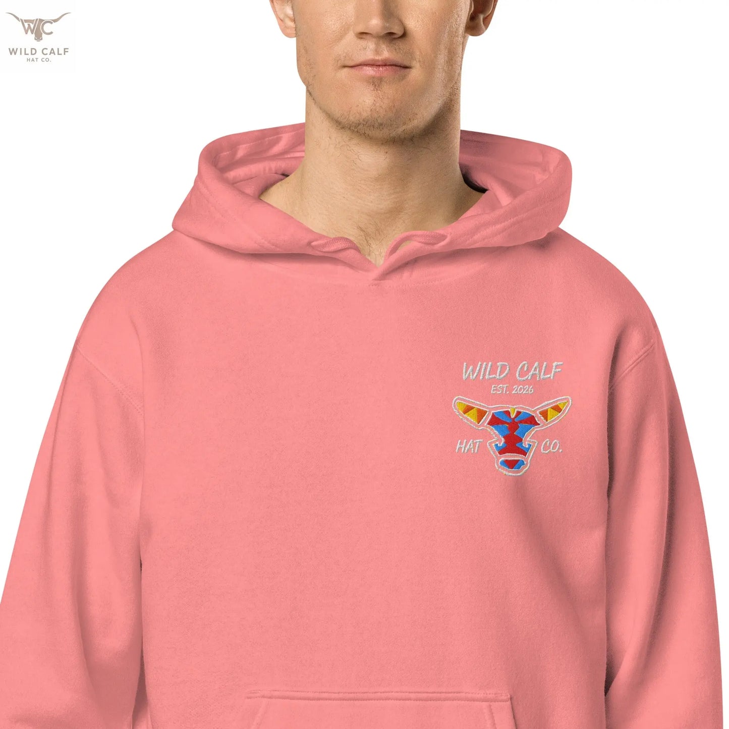 Wild Calf unisex Bull emblem hoodie - Wild Calf Hat Company