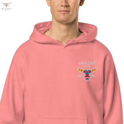 Wild Calf unisex Bull emblem hoodie - Wild Calf Hat Company