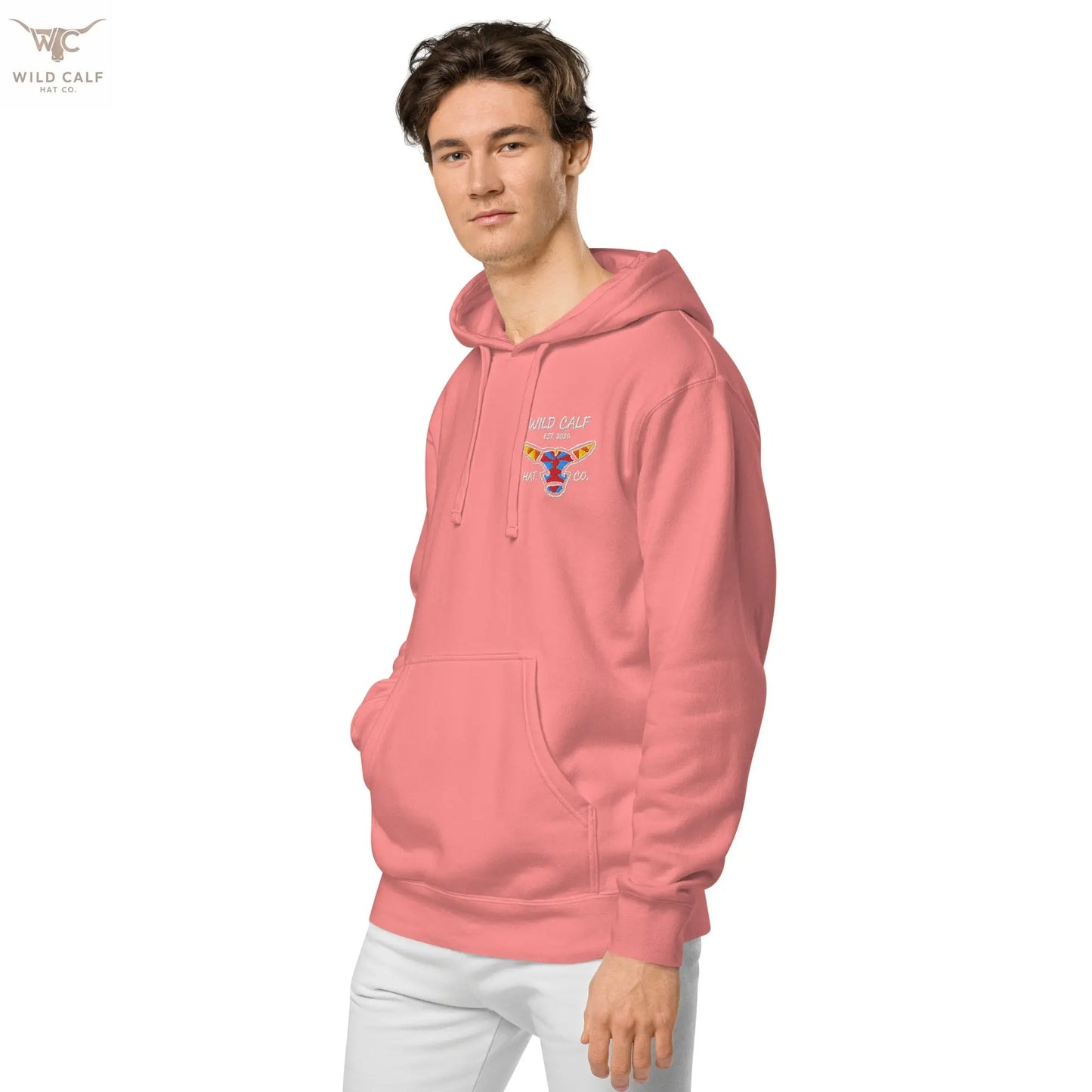 Wild Calf unisex Bull emblem hoodie - Wild Calf Hat Company
