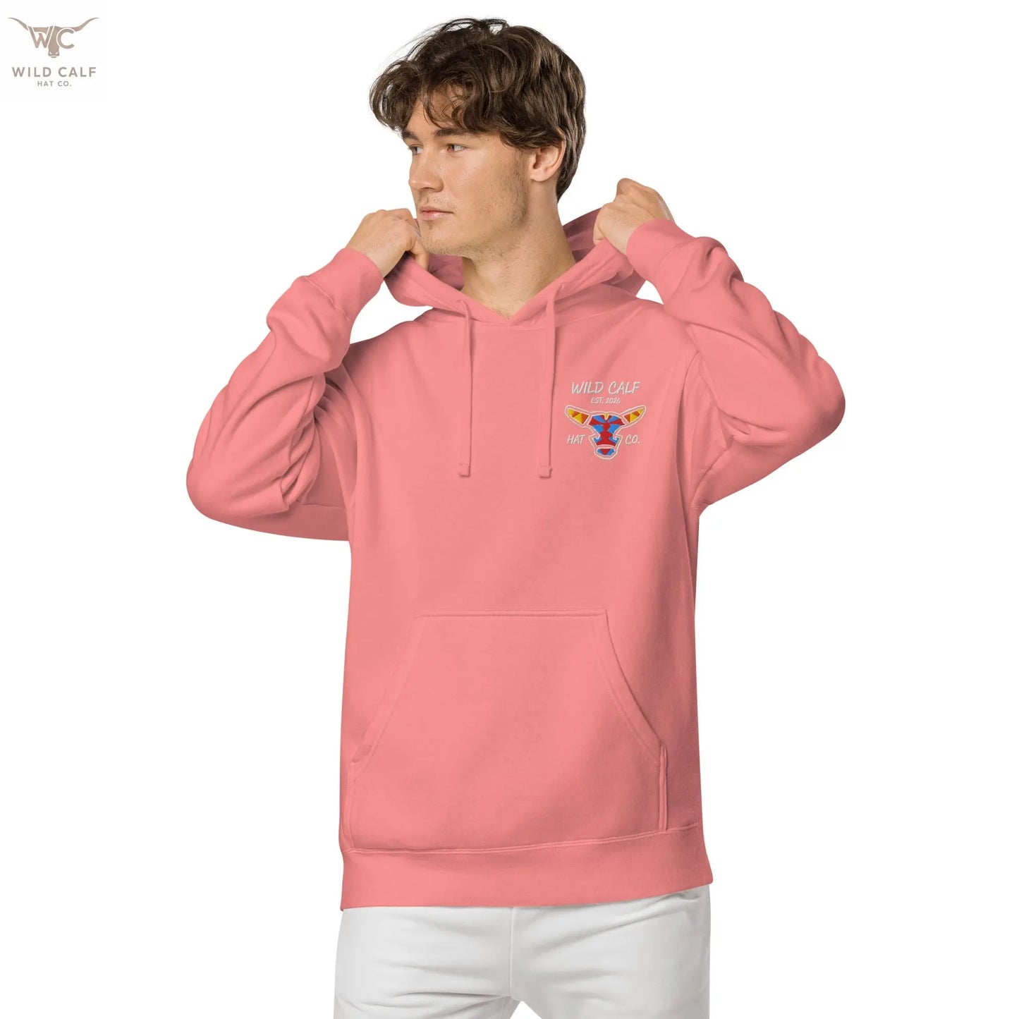 Wild Calf unisex Bull emblem hoodie - Wild Calf Hat Company