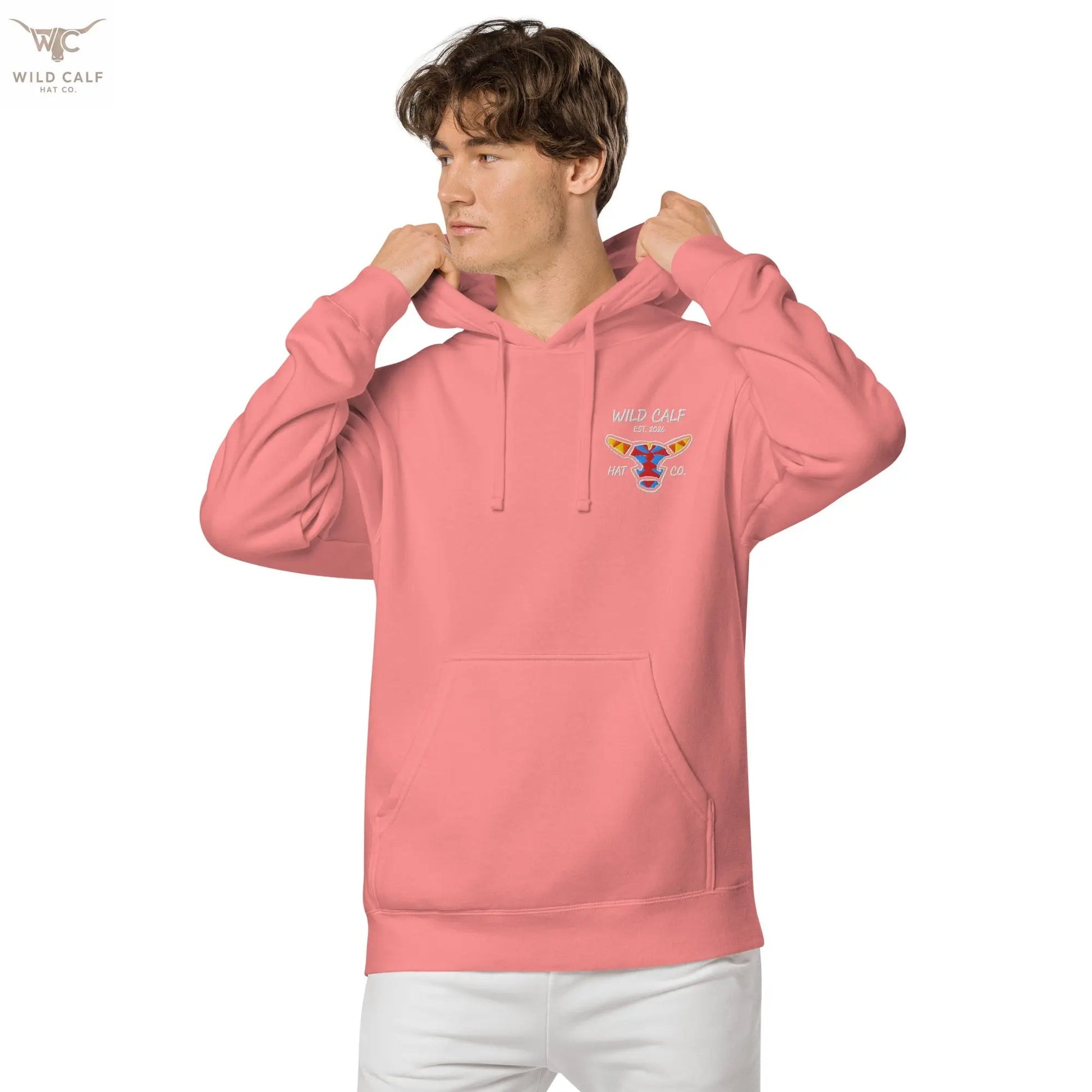 Wild Calf unisex Bull emblem hoodie - Wild Calf Hat Company