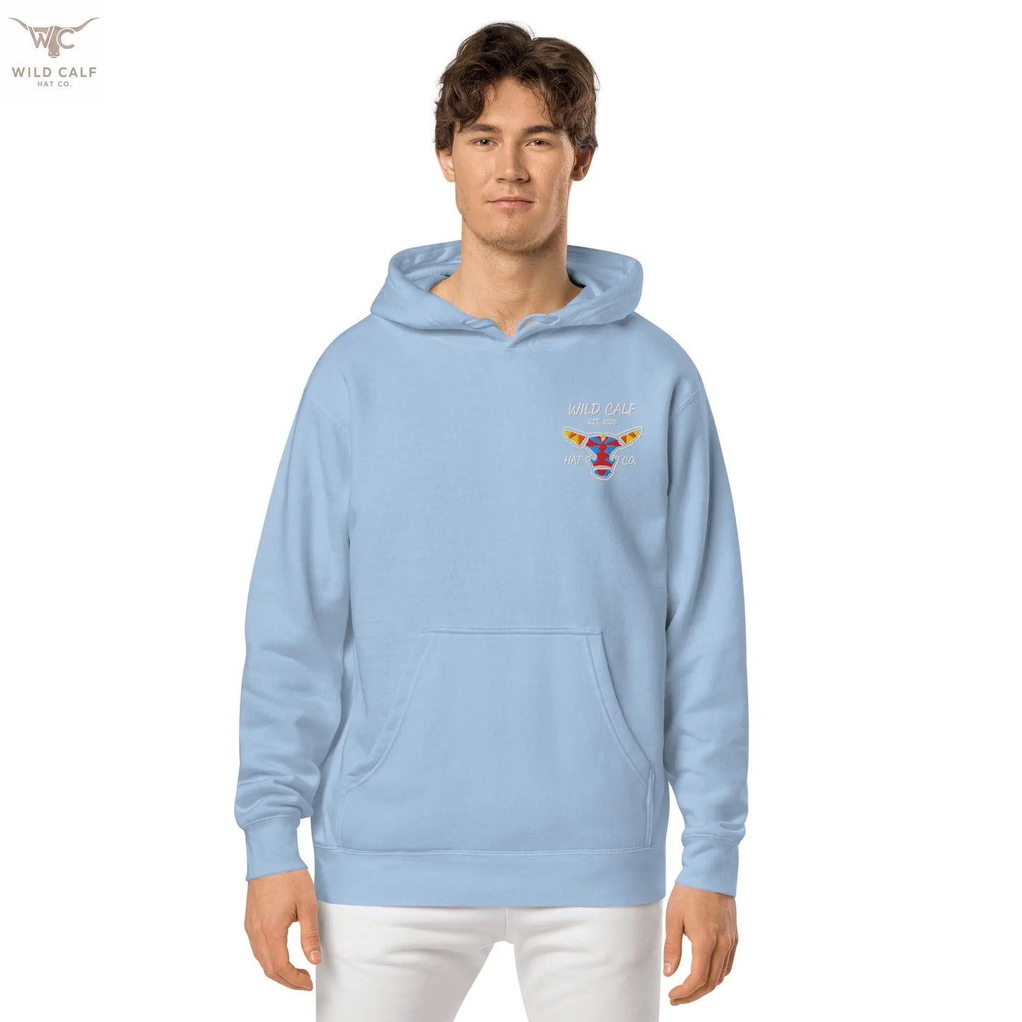 Wild Calf unisex Bull emblem hoodie - Wild Calf Hat Company