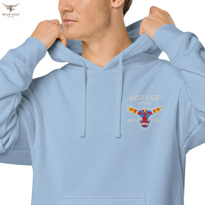 Wild Calf unisex Bull emblem hoodie - Wild Calf Hat Company