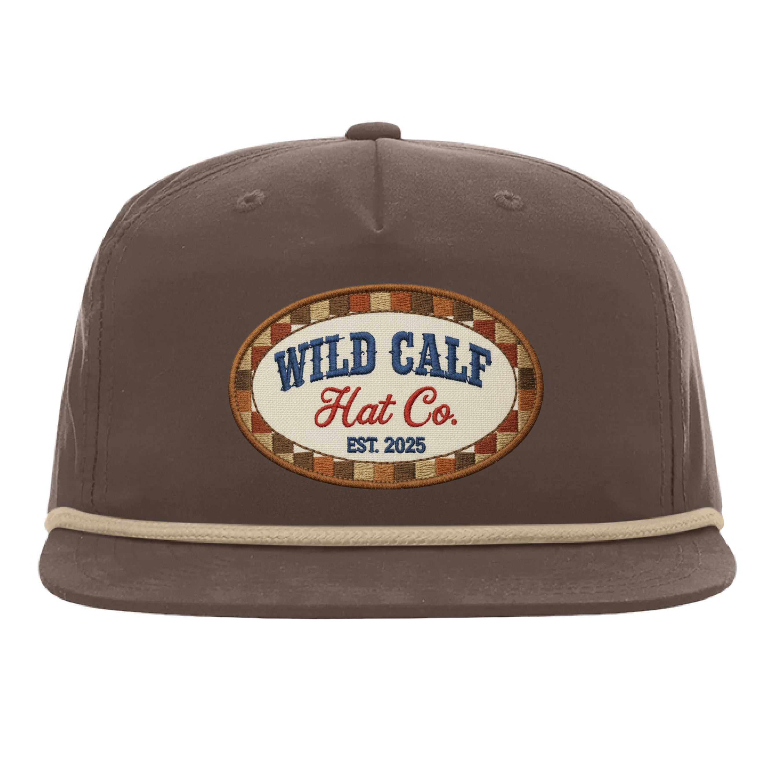 The Aztec Patch Rope Hat - Wild Calf Hat Company